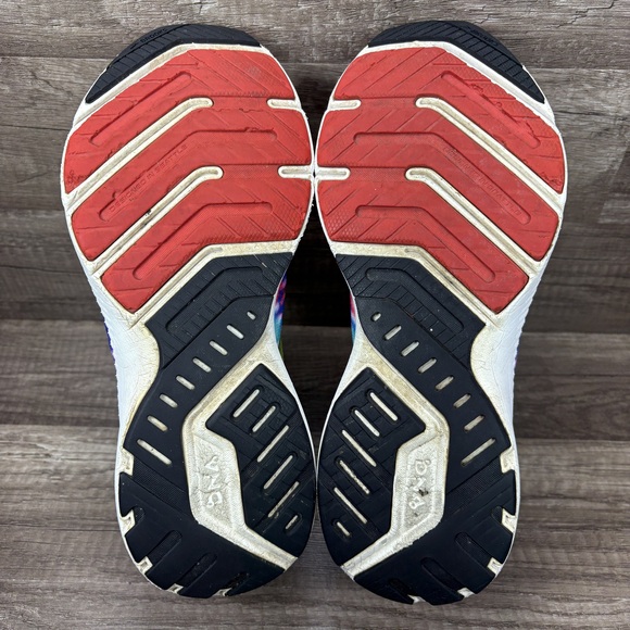 Brooks Launch 8 Red Purple Blue Womens US Size 9 1203451B011 Running Shoes - Picture 9 of 10